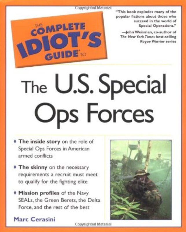 Book cover for "Complete Idiot's Guide to the U.S. Special Ops Forces" by Marc Cerasini