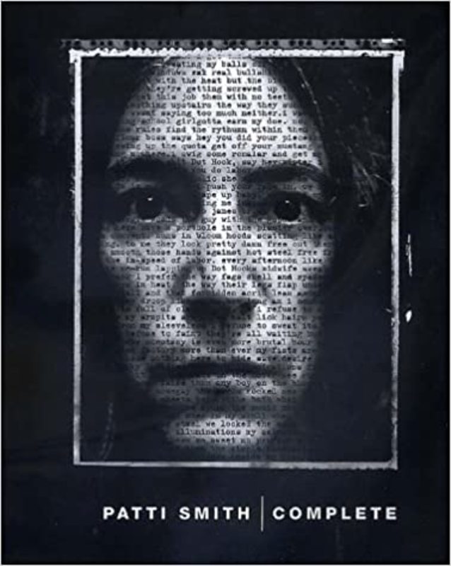 Book cover for "Patti Smith Complete Lyrics, Reflections & Notes for the Future" by Patti Smith