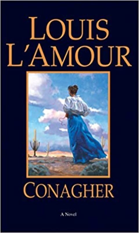Book cover for "Conagher" by Louis LAmour