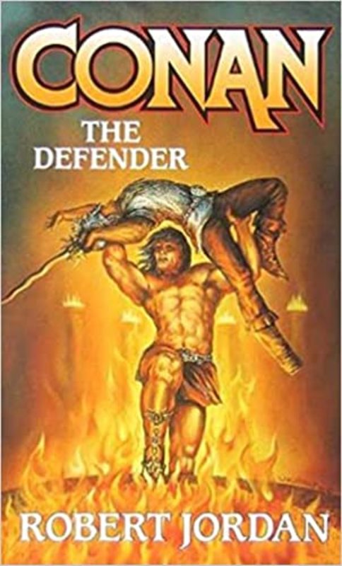 Book cover for "Conan The Defender" by Robert Jordan