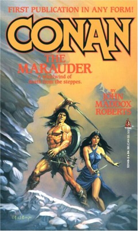 Book cover for "Conan The Marauder" by John Maddox Roberts