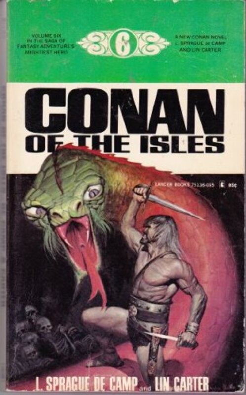 Book cover for "Conan of the Isles" by Lin Carter