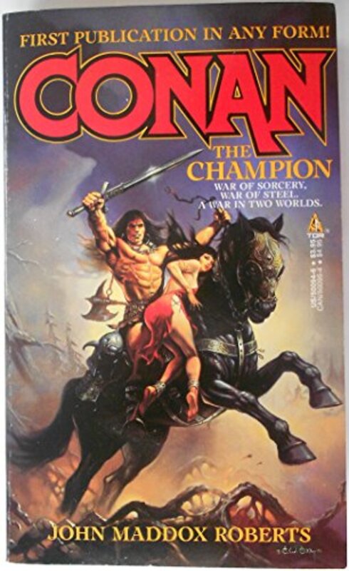 Book cover for "Conan the Champion" by John Maddox Roberts