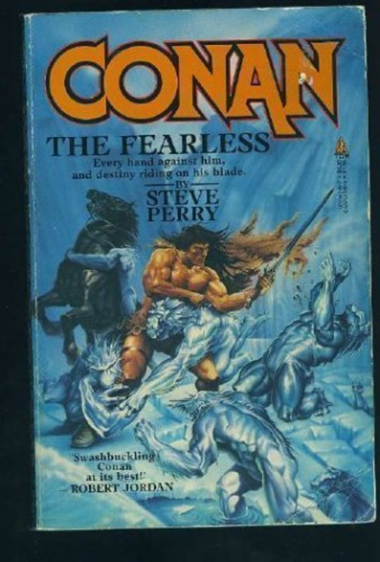 Book cover for "Conan the Fearless" by Steve Perry