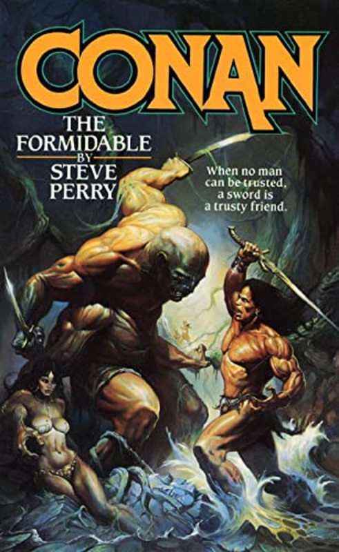 Book cover for "Conan the Formidable" by Steve Perry
