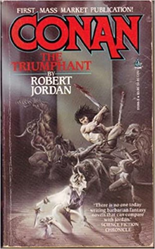 Book cover for "Conan the Triumphant" by Robert Jordan