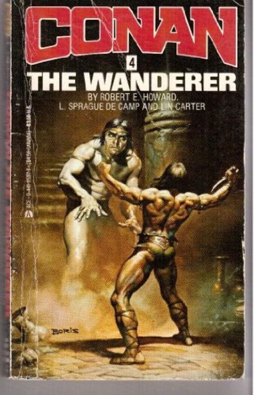 Book cover for "Conan the Wanderer" by Lin Carter