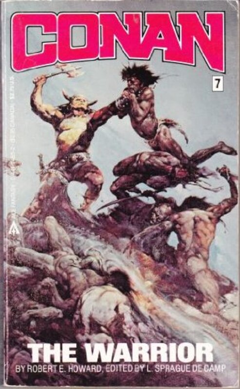 Book cover for "Conan the Warrior" by Robert E Howard