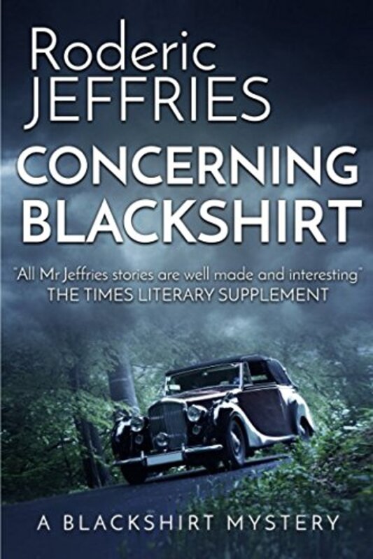 Book cover for "Concerning Blackshirt" by Roderic Jeffries
