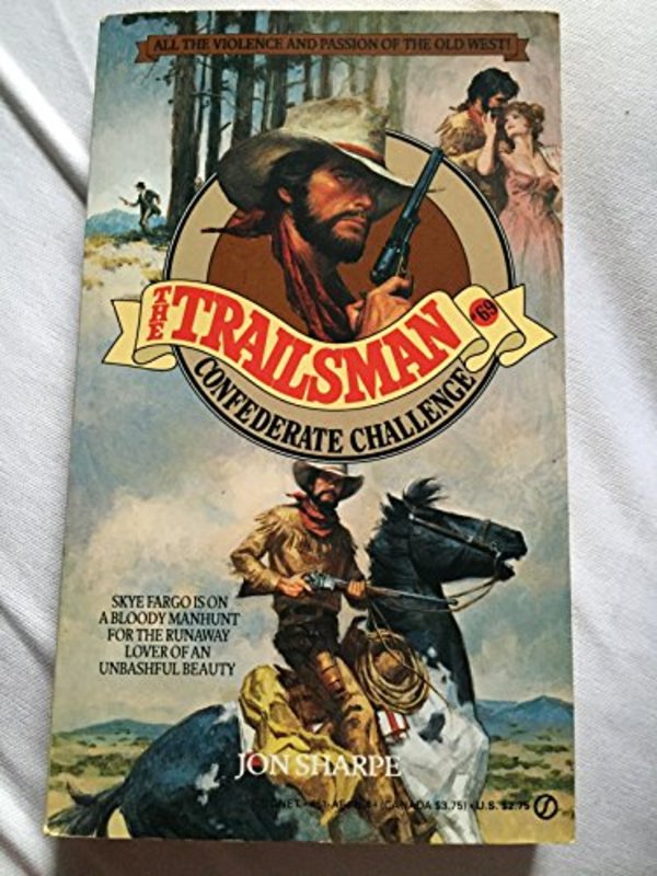 Book cover for "Confederate Challenge" by Jon Sharpe