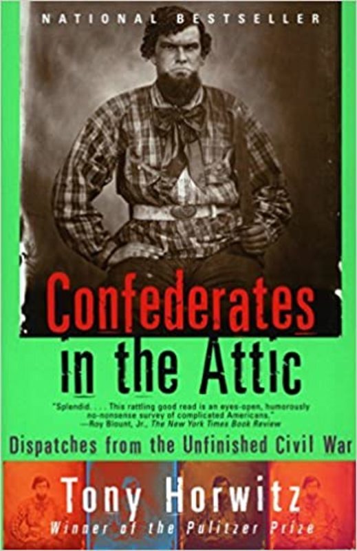 Book cover for "Confederates in the Attic" by Tony Horwitz
