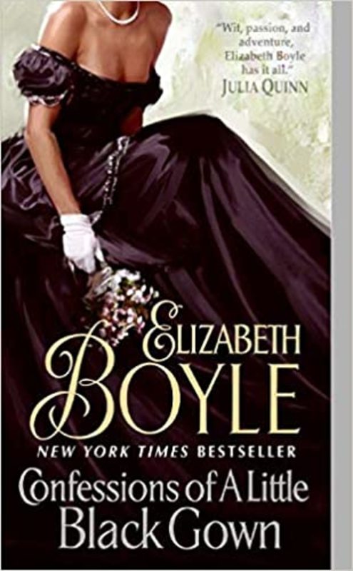 Book cover for "Confessions of a Little Black Gown" by Elizabeth Boyle