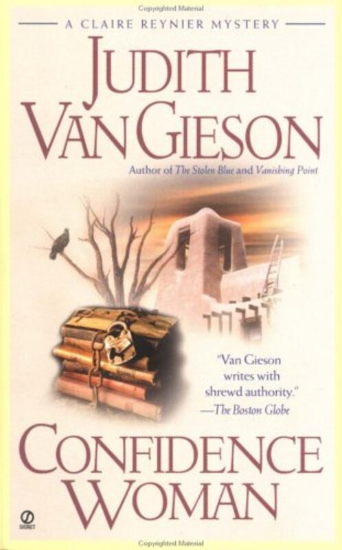 Book cover for "Confidence Woman" by Judith Van Gieson
