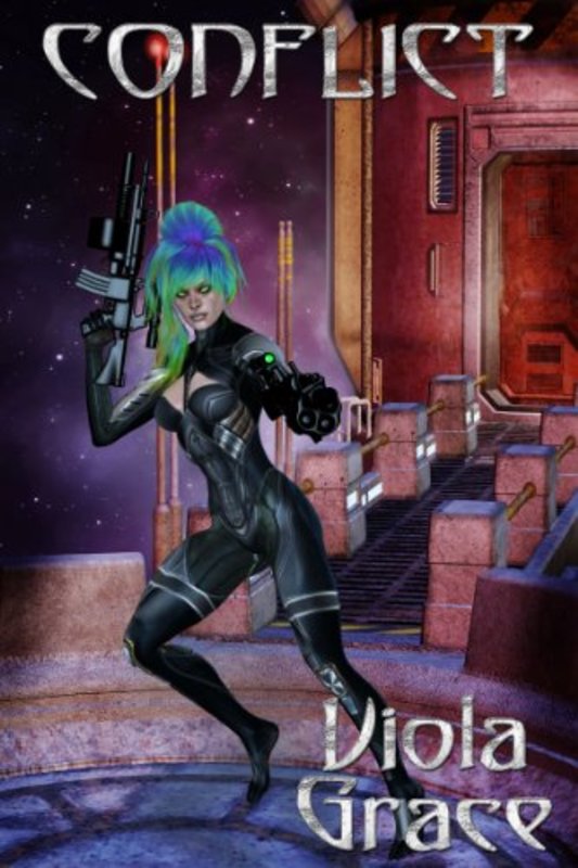 Book cover for "Conflict" by Viola Grace