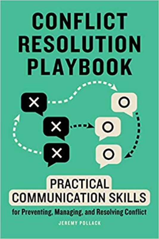 Book cover for "Conflict Resolution Playbook" by Jeremy Pollack