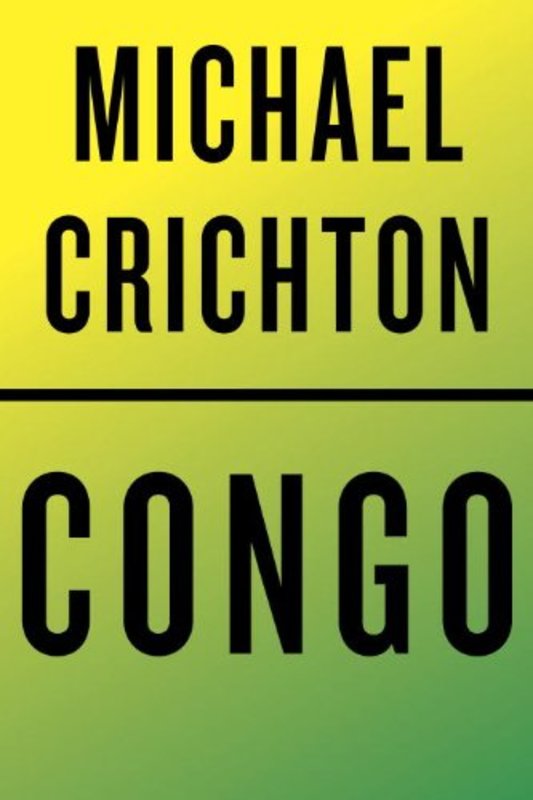 Book cover for "Congo" by Michael Crichton