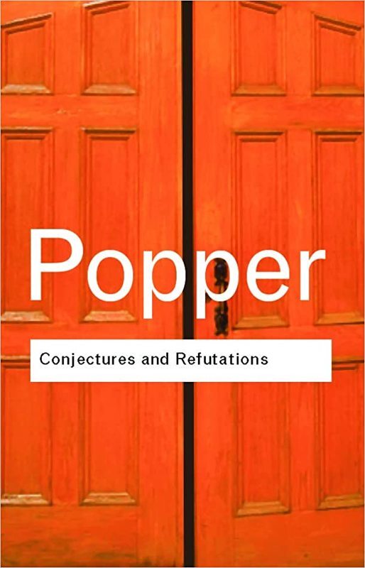 Book cover for "Conjectures and Refutations" by Karl Popper