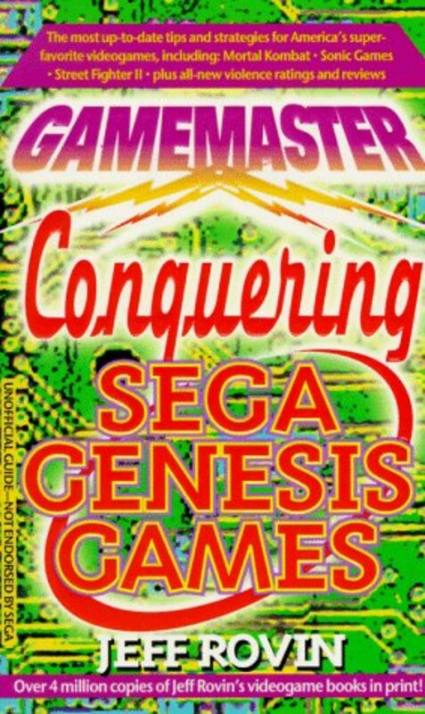 Book cover for "Conquering Sega Genesis Games" by Jeff Rovin