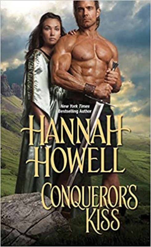 Book cover for "Conqueror's Kiss" by Hannah Howell