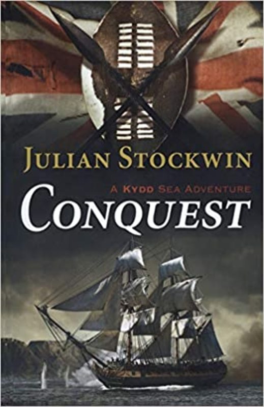 Book cover for "Conquest" by Julian Stockwin