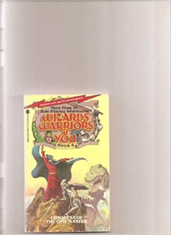 Book cover for "Conquest of the Time Master" by R.L. Stine