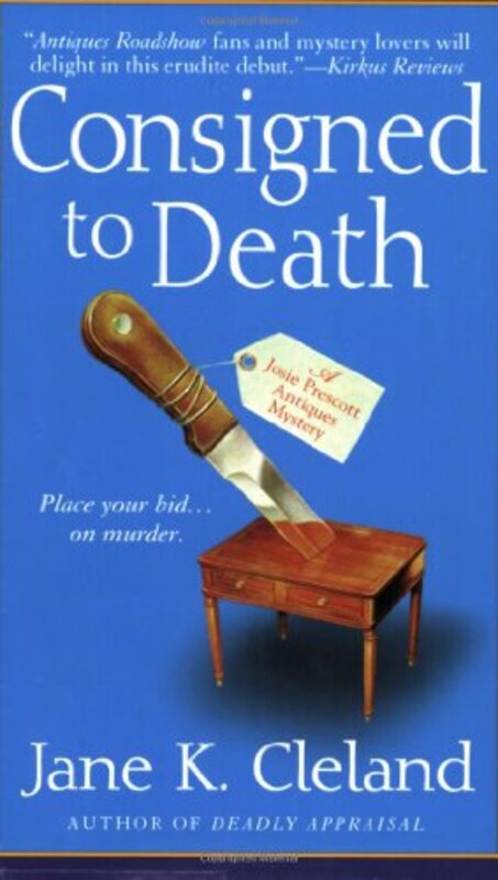 Book cover for "Consigned to Death" by Jane K Cleland