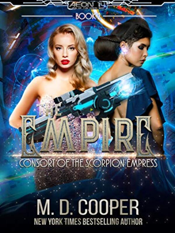 Book cover for "Consort of the Scorpion Queen" by MD Cooper