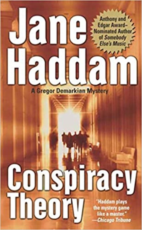 Book cover for "Conspiracy Theory" by Jane Haddam
