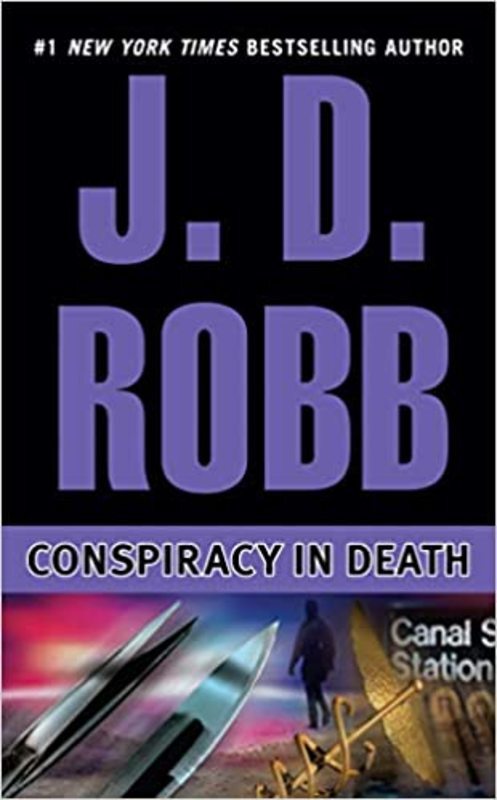 Book cover for "Conspiracy in Death" by JD Robb