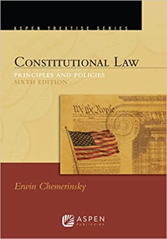 Book cover for "Constitutional Law" by Erwin Chemerinsky