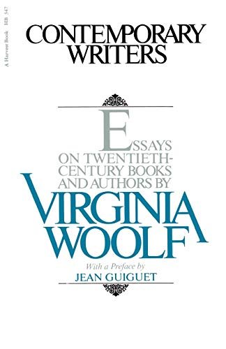 Book cover for "Contemporary Writers" by Virginia Woolf