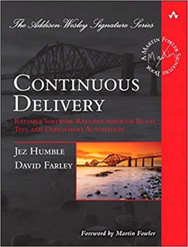 Book cover for "Continuous Delivery" by Jez Humble