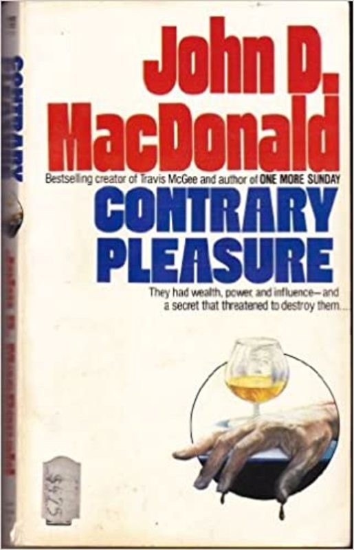 Book cover for "Contrary Pleasure" by John D. MacDonald