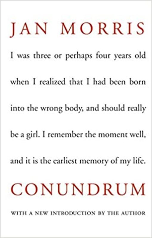 Book cover for "Conundrum" by Jan Morris