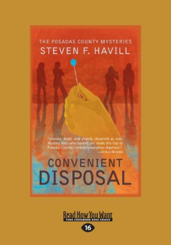 Book cover for "Convenient Disposal" by Steven F Havill
