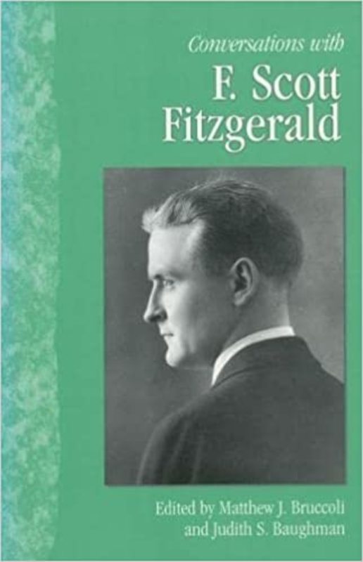 Book cover for "Conversations with F. Scott Fitzgerald" by Jim Harrison