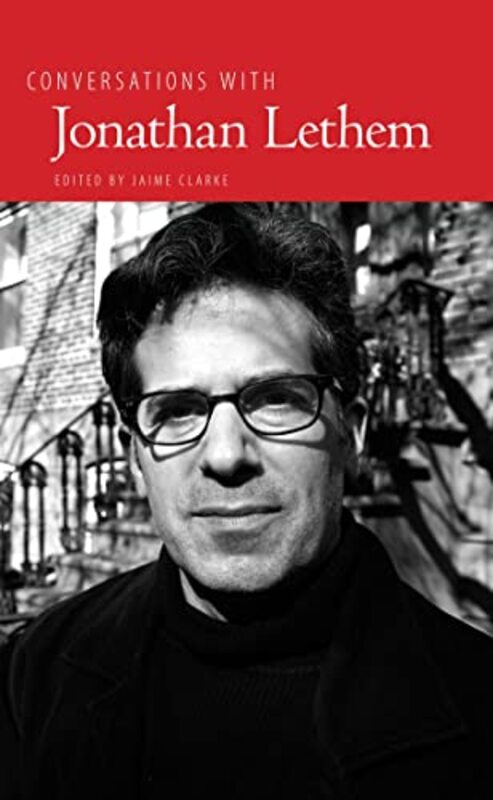 Book cover for "Conversations with Jonathan Lethem" by Jonathan Lethem