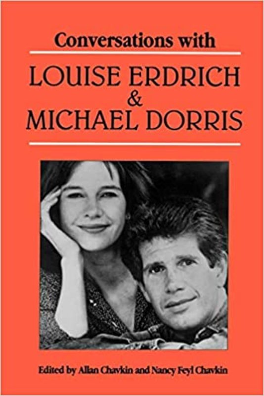 Book cover for "Conversations with Louise Erdrich and Michael Dorris" by Jim Harrison