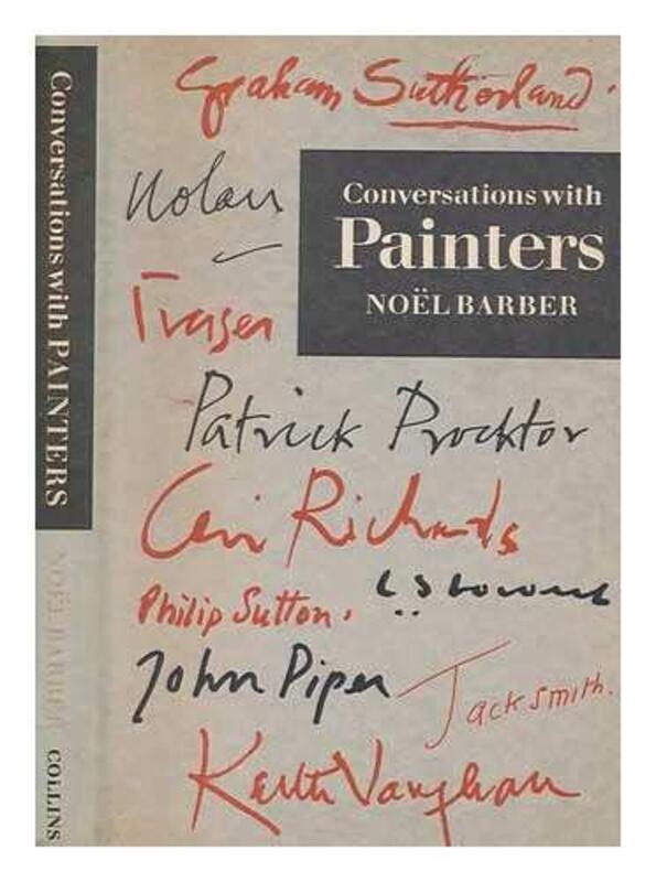 Book cover for "Conversations with Painters" by Noel Barber