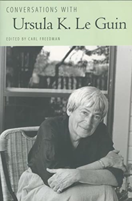 Book cover for "Conversations with Ursula K. Le Guin (By:)" by Ursula K Le Guin