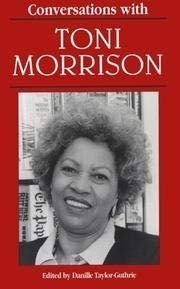 Book cover for "Conversations with Toni Morrison" by Toni Morrison