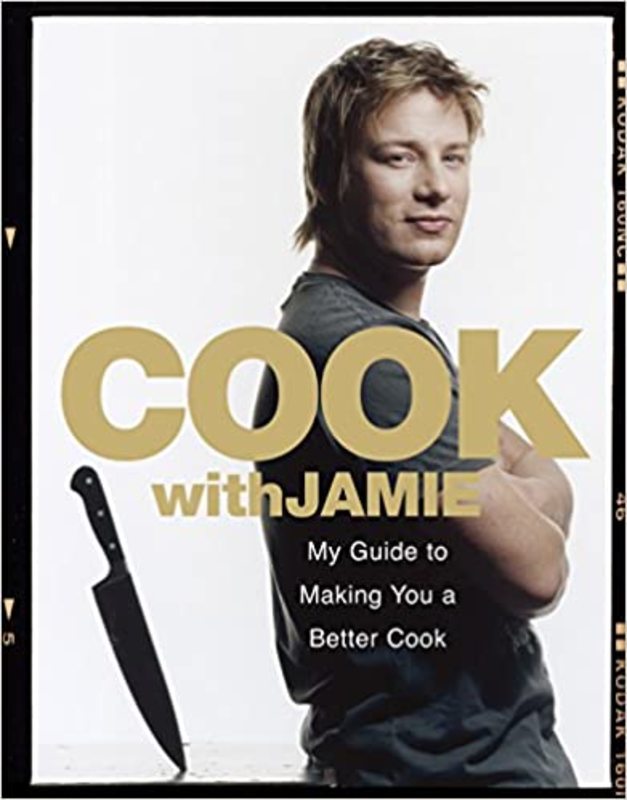 Book cover for "Cook with Jamie" by Jamie Oliver