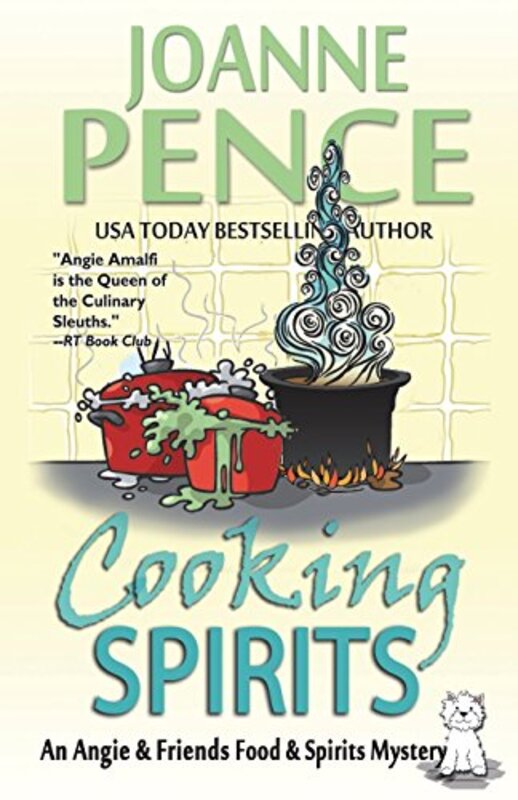 Book cover for "Cooking Spirits" by Joanne Pence