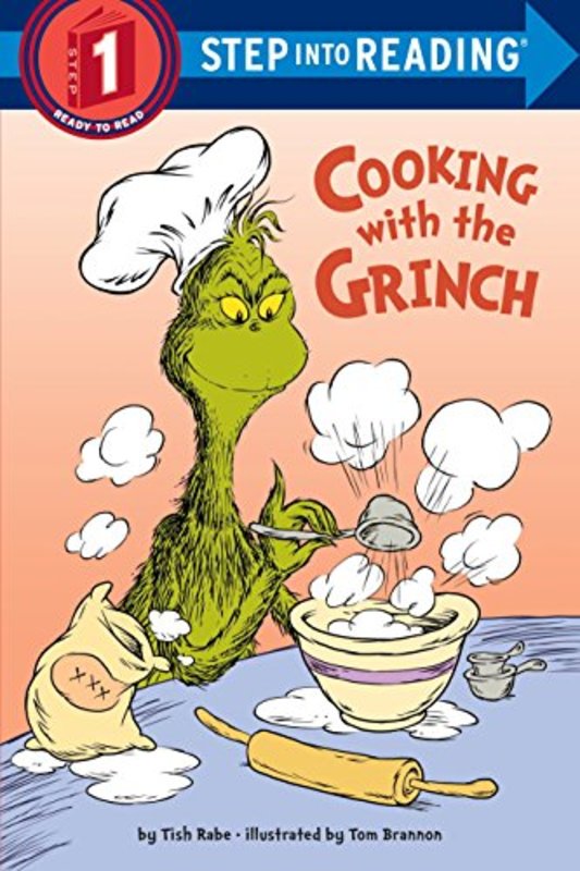 Book cover for "Cooking with the Grinch" by Tish Rabe