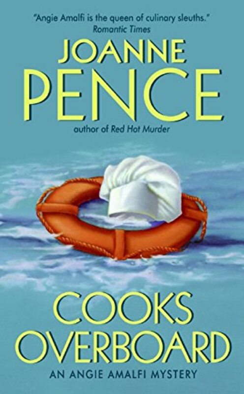 Book cover for "Cooks Overboard" by Joanne Pence
