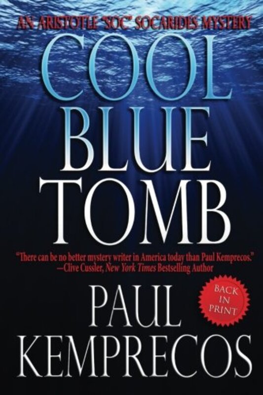 Book cover for "Cool Blue Tomb" by Paul Kemprecos