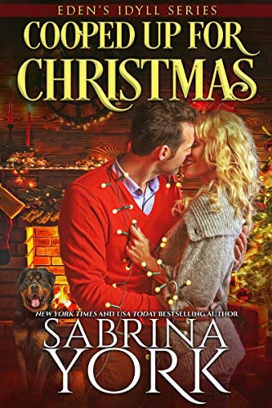 Book cover for "Cooped Up for Christmas" by Sabrina York