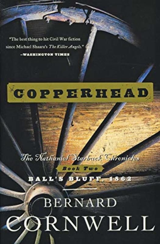 Book cover for "Copperhead" by Bernard Cornwell