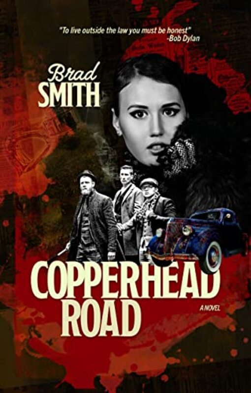 Book cover for "Copperhead Road" by Brad Smith