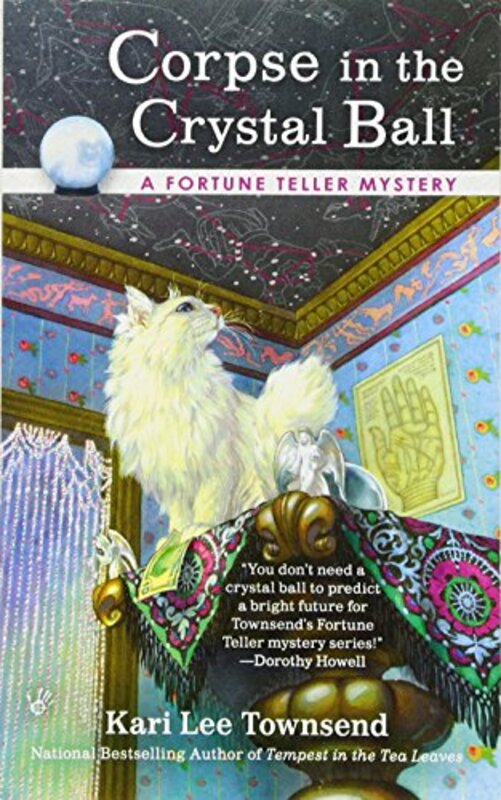 Book cover for "Corpse in the Crystal Ball" by Kari Lee Townsend